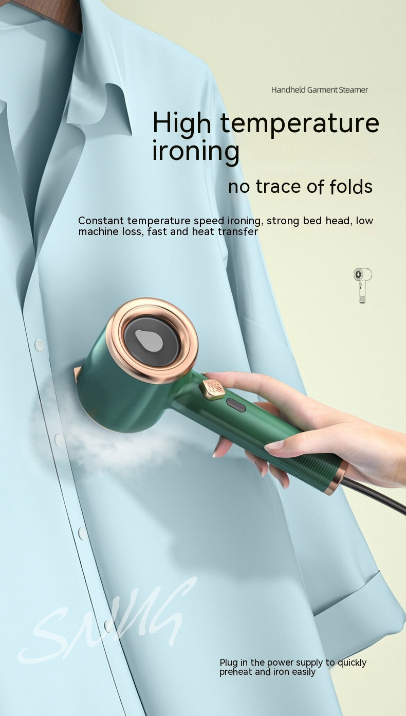 Portable Mini Steam Iron in green at Unamous™