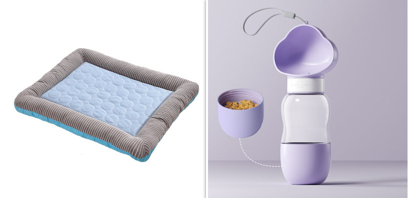 Soft Pad Bed For Pets Cool Mat Pet Blanket Ice Silk Material