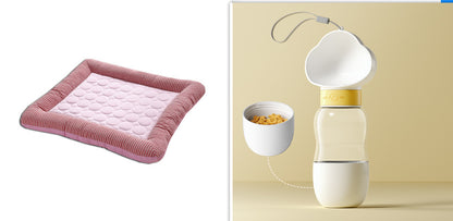 Soft Pad Bed For Pets Cool Mat Pet Blanket Ice Silk Material