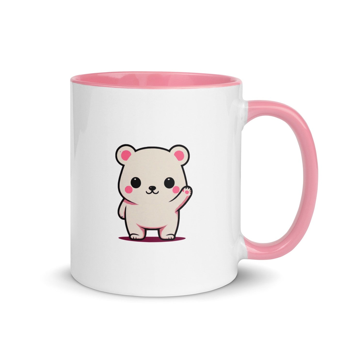 Teddy bear Mug with Color Inside
