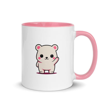 Teddy bear Mug with Color Inside