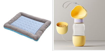 Soft Pad Bed For Pets Cool Mat Pet Blanket Ice Silk Material