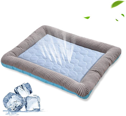 Soft Pad Bed For Pets Cool Mat Pet Blanket Ice Silk Material