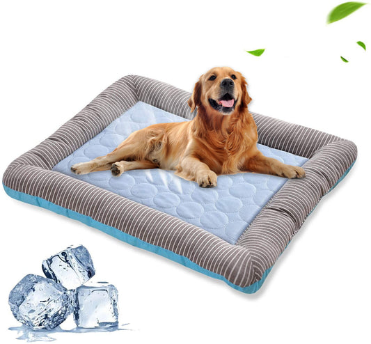 Soft Pad Bed For Pets Cool Mat Pet Blanket Ice Silk Material