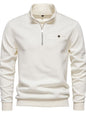 Men's Quarter Zip Long Sleeve Sweatshirt at Unamous™