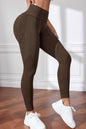 Seamless Leggings in Chocolate Color Front from Unamous™