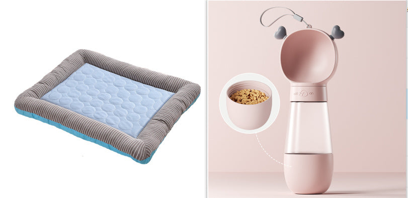 Soft Pad Bed For Pets Cool Mat Pet Blanket Ice Silk Material