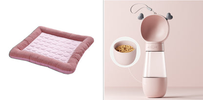 Soft Pad Bed For Pets Cool Mat Pet Blanket Ice Silk Material