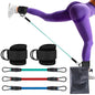 Ankle Strap Resistance Bands Hip Leg Strength Pull Rope Fitness Elastic Training Home Yoga Pilate Crossfit Workout Gym Equipment