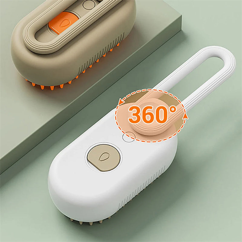 Cat Steam Spray Brush - Pet Grooming Comb Fur Removal Brush