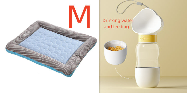 Soft Pad Bed For Pets Cool Mat Pet Blanket Ice Silk Material