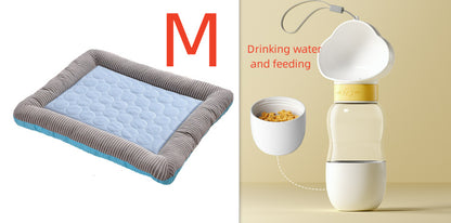 Soft Pad Bed For Pets Cool Mat Pet Blanket Ice Silk Material