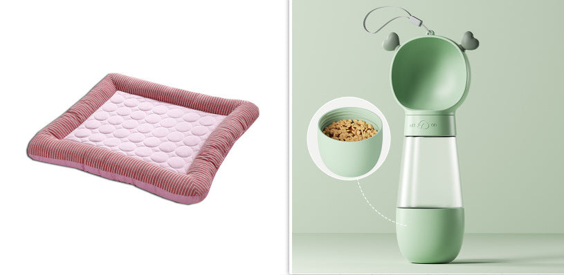 Soft Pad Bed For Pets Cool Mat Pet Blanket Ice Silk Material